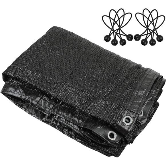 Sunblock Shade Cloth Net Mesh Tarp 90% UV-Resistant Protection Plants Flowers - Picture 1 of 7